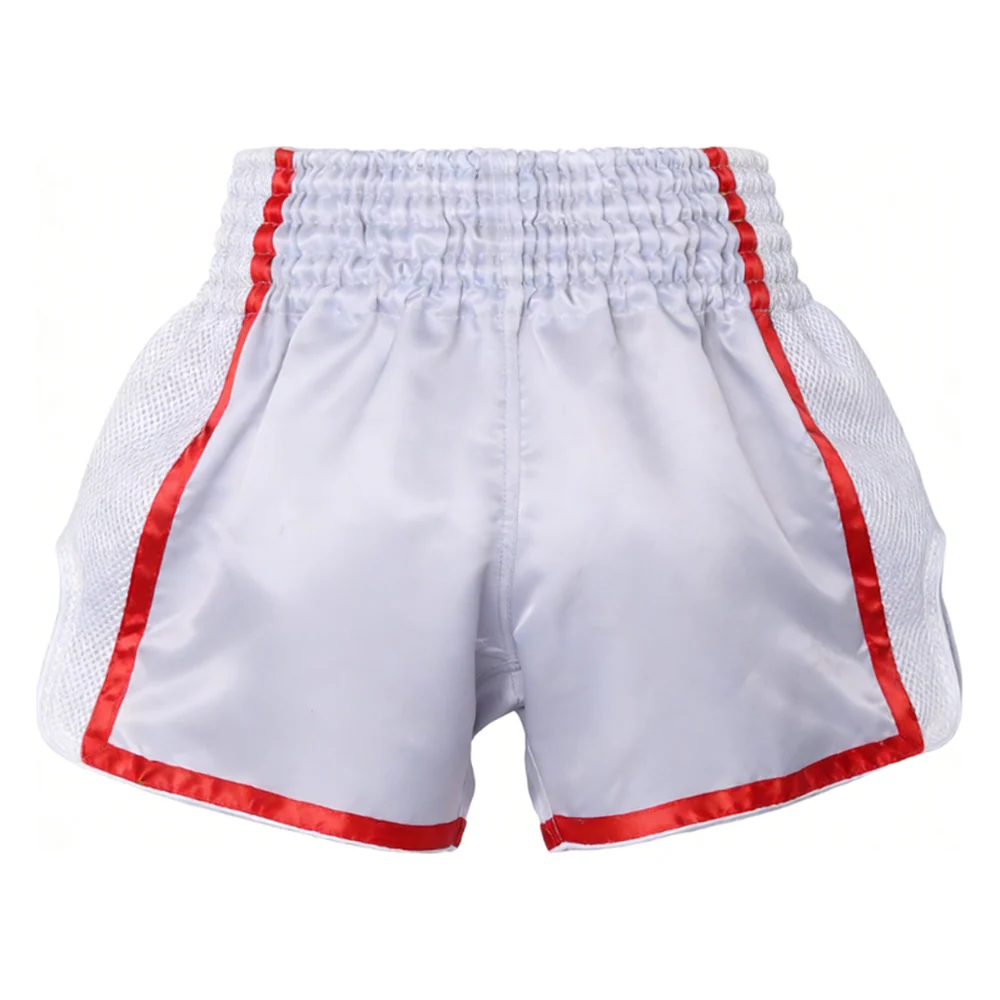 Muay Thai Shorts Weiß und Rot